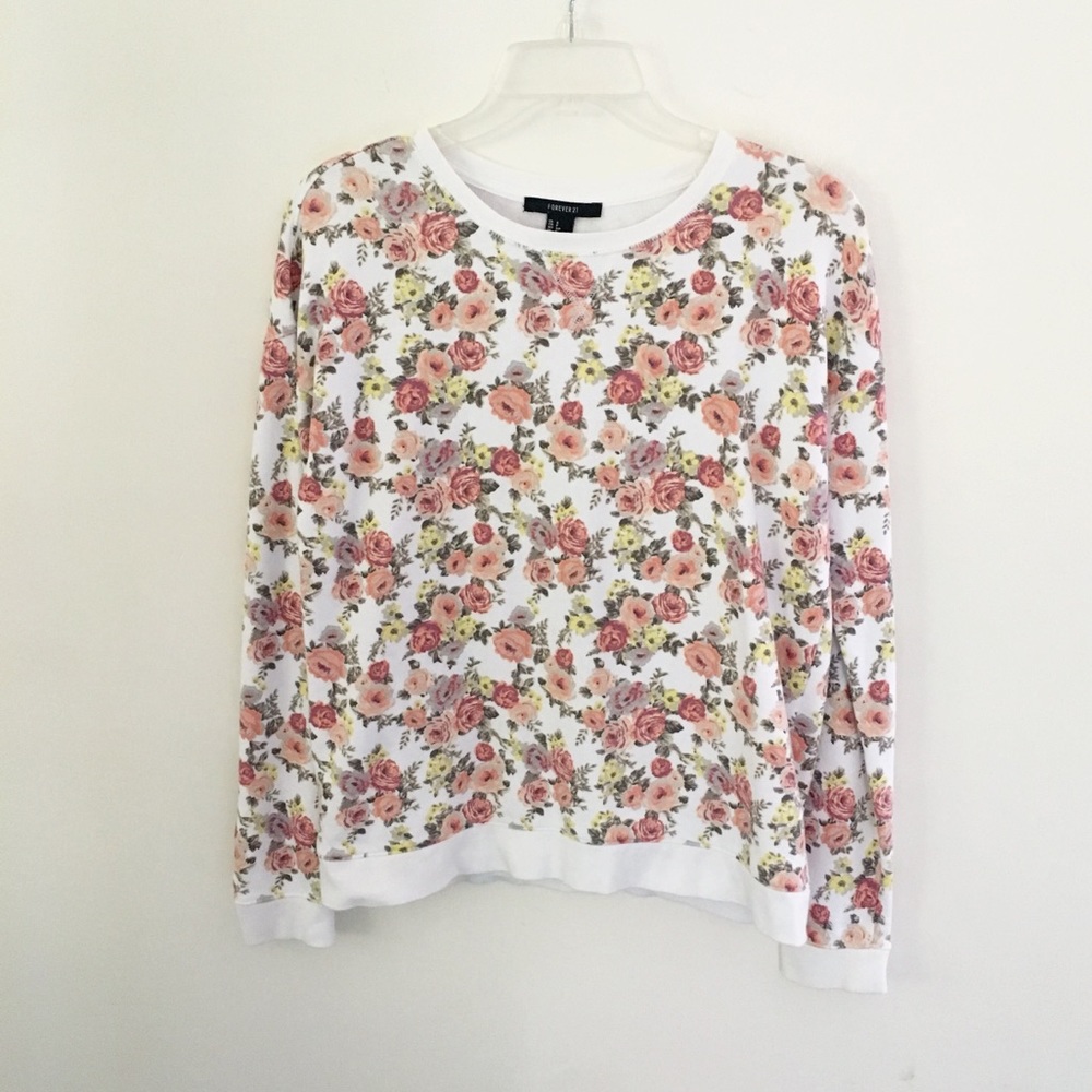 F21 | Floral Print Sweater